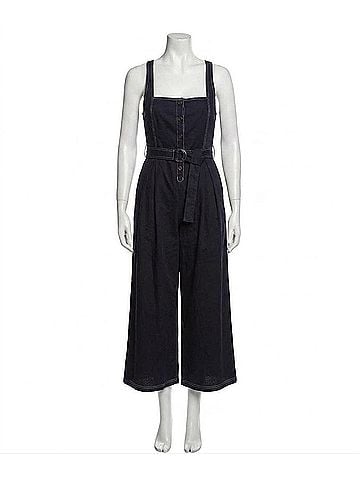 Astr Warwick Jumpsuit in Navy (view 1)
