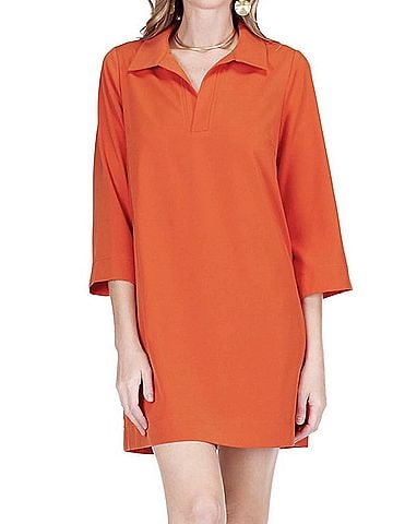 Jade Bell Sleeve Dress in Spice (view 2)