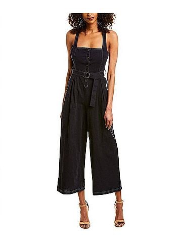 Astr Warwick Jumpsuit in Navy (view 2)