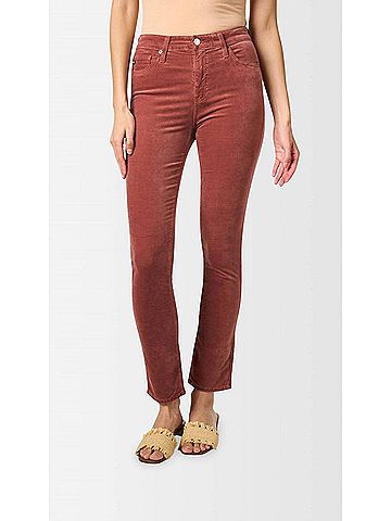 AG Jeans Women's Mari Stretch Straight Leg Jean in Spiced Maple (view 2)