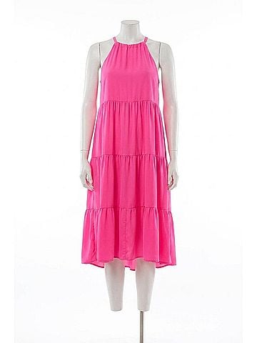 Jess Lea Pretty Little Things Halter Dress in Perfectly Pink (view 1)
