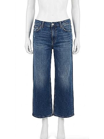 AG Jeans Saige Wide Leg Crop Jean in Denim (view 1)