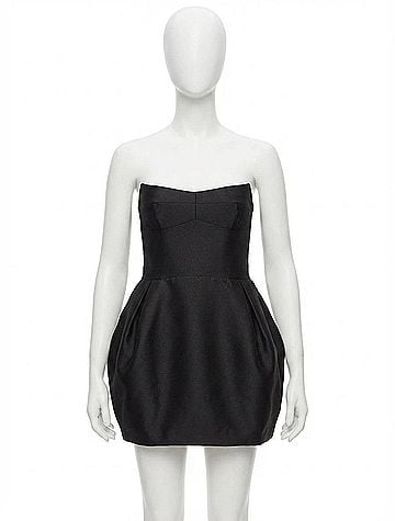 Amanda Uprichard Bowery Mini Dress in Black (view 1)