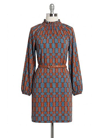 Tyler Boe Pammie Mock Neck Mini Dress in Multi (view 1)