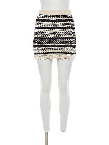 L Space Caicos Mini Skirt in Caicos Stripe (view 1)