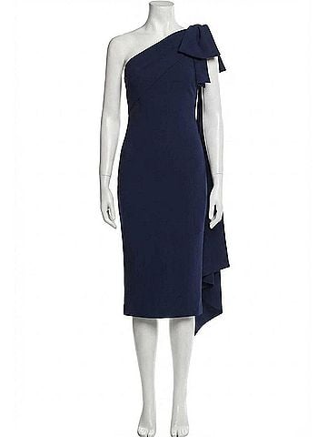 Sachin + Babi Miranda One-Shoulder Dress in Navy (view 1)