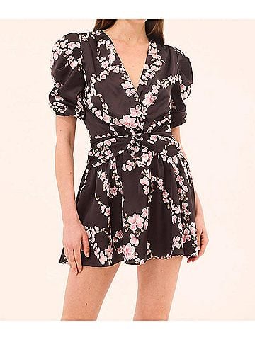 MISA Los Angeles Narcissa Dress in Chained Blossom (view 2)