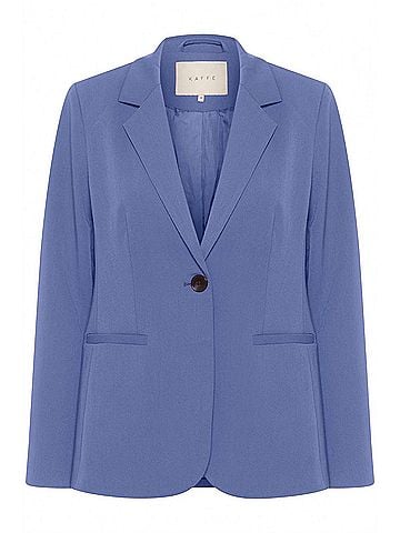 KAFFE Kasakura Single-Breasted Blazer in Blue Indigo (view 1)