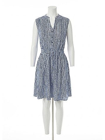 Keren Hart Women's Michelle Sleeveless Dress in Blue Multi (view 1)
