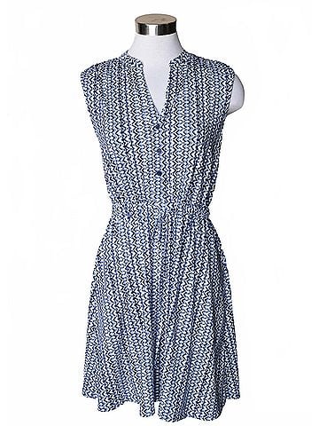 Keren Hart Women's Michelle Sleeveless Dress in Blue Multi (view 2)