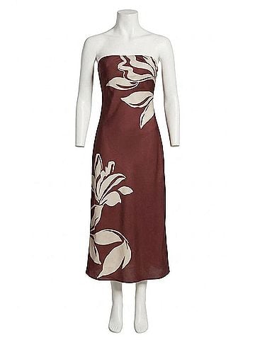 Astr Annabeth Floral Dress in Brown (view 1)