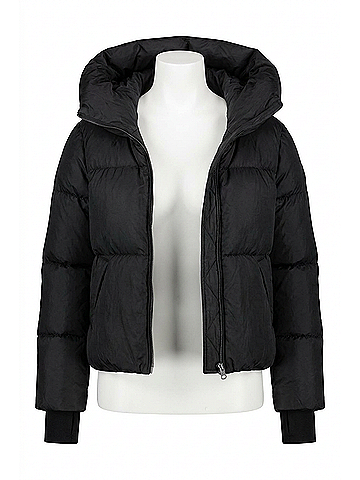 Soia & Kyo Iroh Puffer Jacket in Black (view 1)