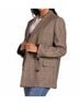Closed Plaid Brown Double Breasted Blazer in Multi Size XS - photo 3
