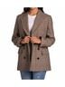 Closed Plaid Brown Double Breasted Blazer in Multi Size XS - photo 4