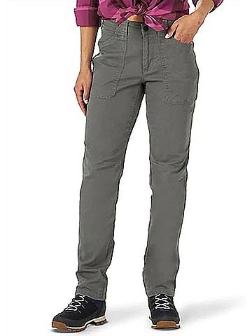 Wrangler Jeans Co Women's Atg Outdoor Canvas Pants in Dark Shadow (view 2)