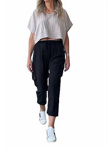 Glam Milo Jogger Pant in Black (view 2)