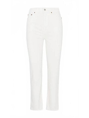 Pistola Bri High Rise Slim Straight Jean in Antique White (view 1)