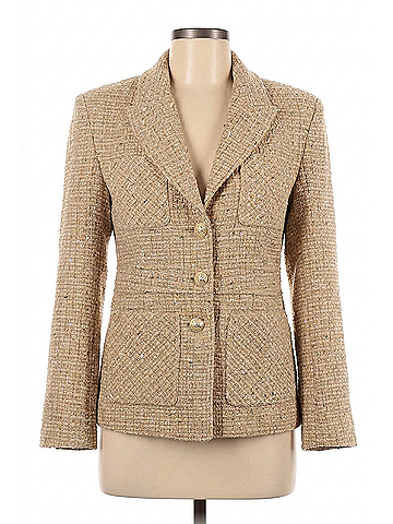 Love Token Peyton Blazer in Gold (view 1)