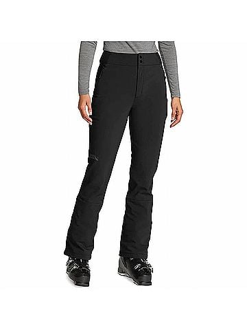Eddie Bauer Alpenglow High Rise Stretch Ski Pants in Black (view 2)