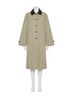 STAUD Solid Brown Jonah Long Jacket in Riverstone Size M - photo 1