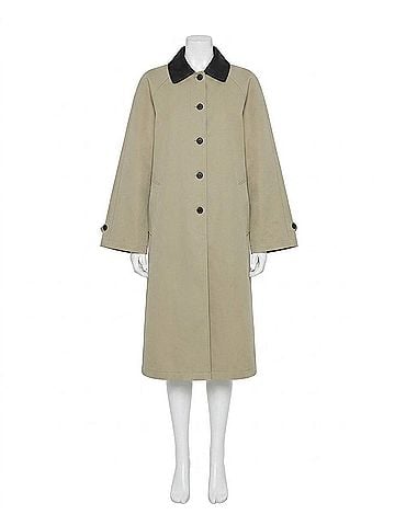STAUD Jonah Long Jacket in Riverstone (view 1)