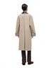 STAUD Solid Brown Jonah Long Jacket in Riverstone Size M - photo 4