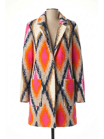Vilagallo Dora Jacket in Ikat Lana Punto (view 1)
