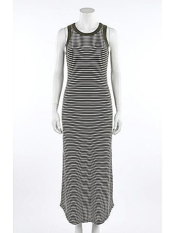 Z Supply Goodwin Stripe Midi Dress in Dark Agave (view 1)