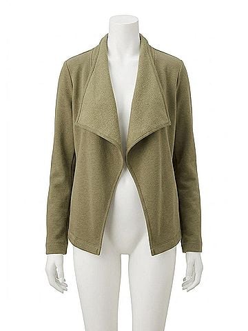 Nic + Zoe Lounge Around Blazer in Olivewood (view 1)