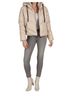 Love Token Brown Puffer Jacket in Beige Size L - photo 3