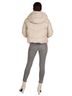 Love Token Brown Puffer Jacket in Beige Size L - photo 4