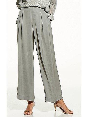 Nic + Zoe Olive Trousers in Tar (view 2)