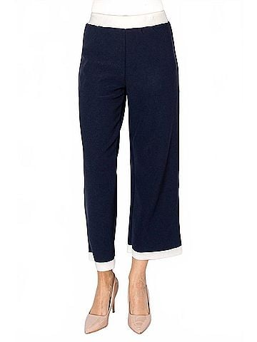Joh Kiara Crepe Pant in Navy (view 2)