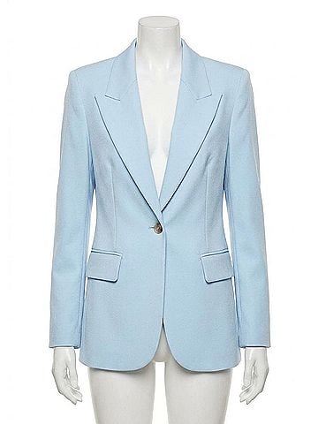 Iris Setlakwe Single Breasted Blazer in Sky Blue (view 1)