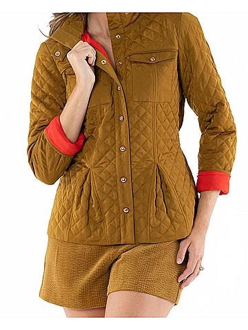 Emily McCarthy Barn Jacket in Tapenade (view 2)