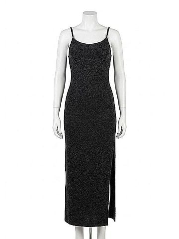 Rusty Anastasia Midi Dress in Black (view 1)