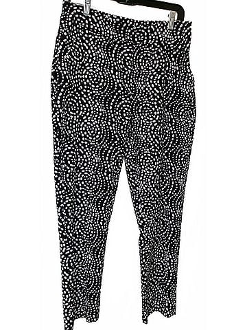 Charlie Paige Women's Dots Pants With Pockets in Black/Ivory (view 2)