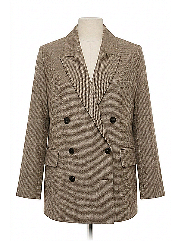 Closed Classic Relaxed-Fit Blazer in Dark Chino Beige (view 1)