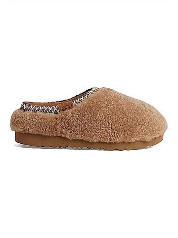 Ugg Kids Tasman Maxi Curly Little Clogs 2 Mo in Chestnut (view 1)