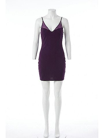 Blue Blush Mini Dress in Eggplant (view 1)
