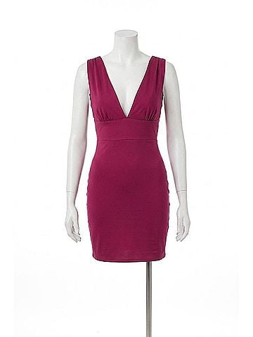 Blue Blush Bodycon Mini Dress in Berry (view 1)
