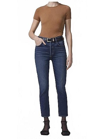 Citizens of Humanity Jolene High Rise Vintage Slim Jeans - 27" in Everdeen (view 2)