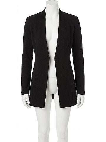 Nic + Zoe Grace Jacket in Black Onyx (view 1)