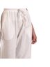 Elan Solid White Gauze Drawstring Pant in White Size S - photo 3