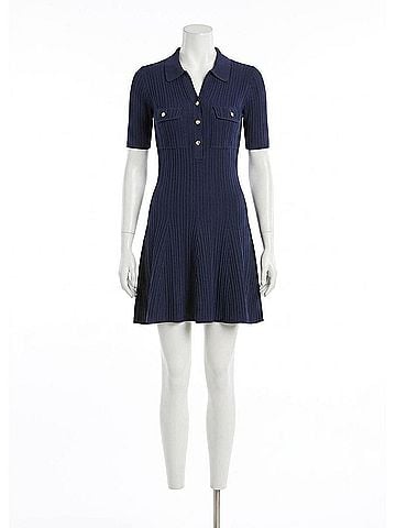 Shoshanna Antonia Mini Dress in Navy (view 1)