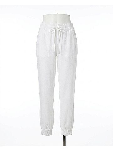 Bella Dahl Easy On Me Jogger Pants in White (view 1)