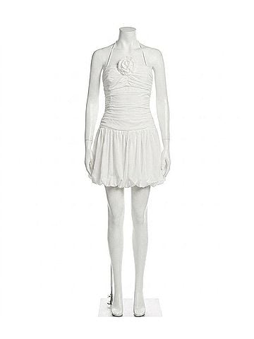 Lucy Paris Faye Mini Dress in White (view 1)