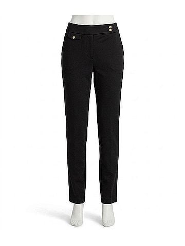 Polo by Ralph Lauren Ponte Ankle Pants in Black (view 1)