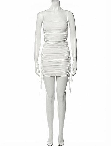 Amanda Uprichard Garcia Dress in White (view 1)