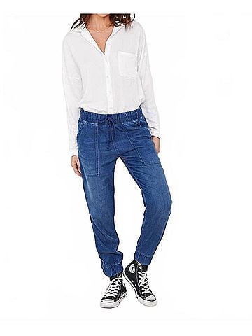 Bella Dahl Pocket Jogger in Dark Ombre Wash (view 2)